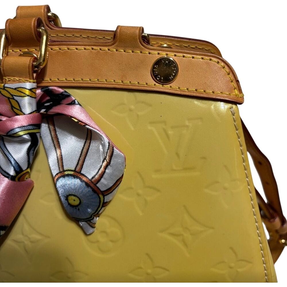 Louis Vuitton Yellow Vernis Brea EUC - Picture 7 of 11
